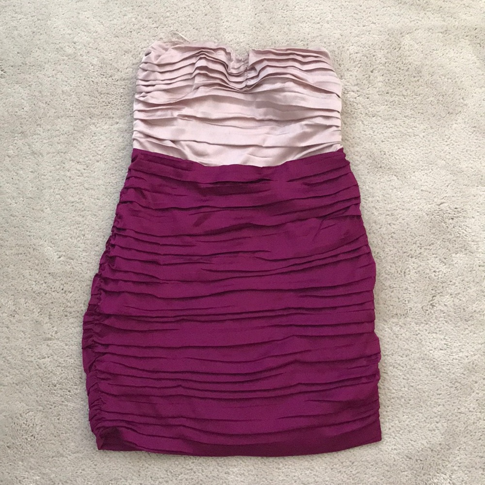 Express pink and fuschia cocktail dress
